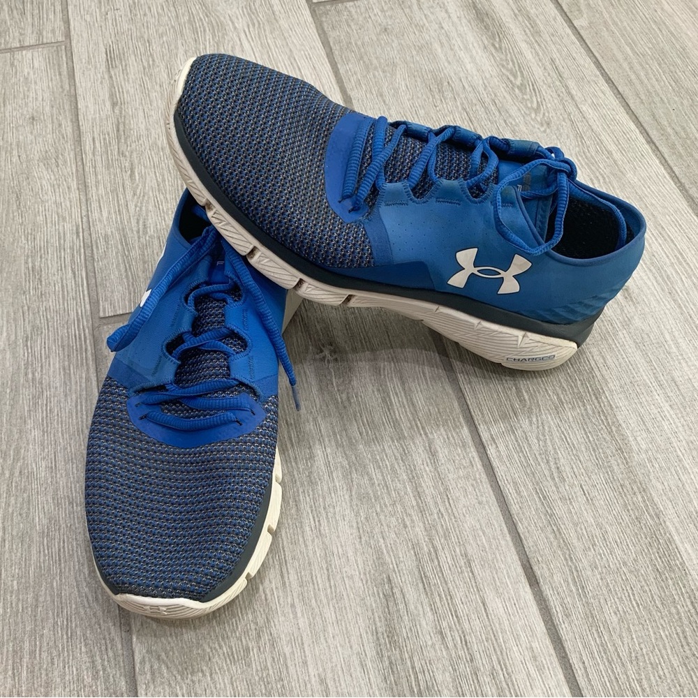Under Armour Speedform Fortis 2 blue tennis shoes